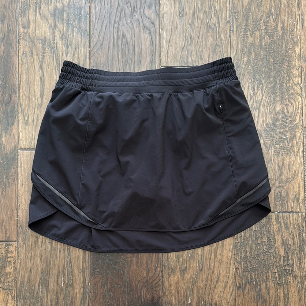 Lululemon Athletica Black Skort with A-line Flare size 12